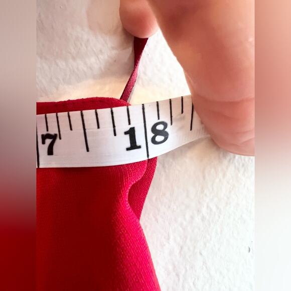 Amanda Uprichard Queens dress Macintosh red halter swing short Valentine’s Day M - Picture 10 of 11